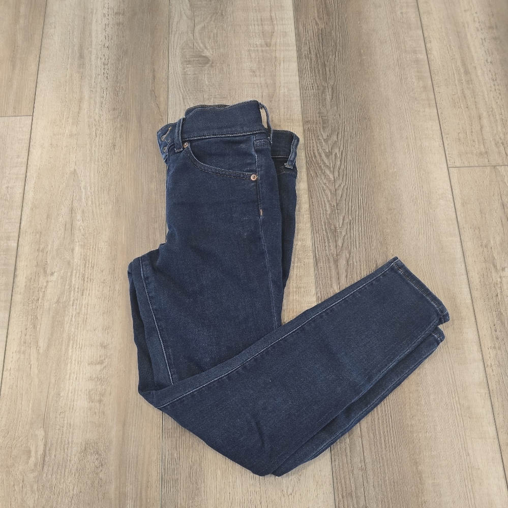 Express Mid-rise Skinny Crop Jeans